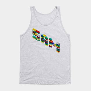 Sam made from building bricks Tank Top